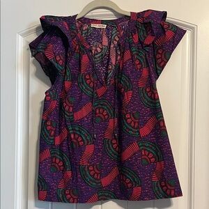 Ulla Johnson size 6 printed top